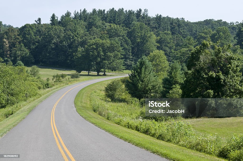 Estrada Blue Ridge Parkway - Royalty-free Alfalto Foto de stock