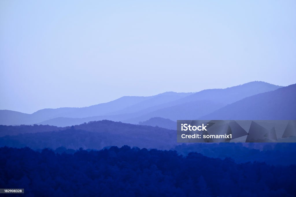 Montagnes Blue Ridge, en Géorgie - Photo de Blue Ridge Parkway - Appalaches libre de droits