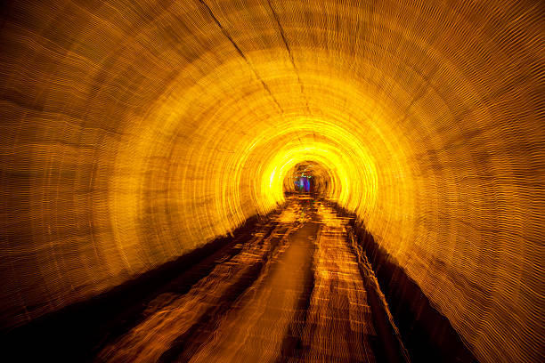 istock Laser in tunnel 182908384
