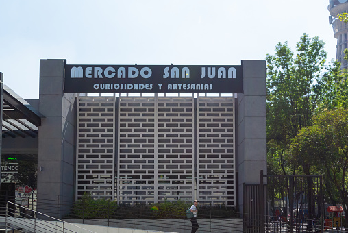 Mexico City, CDMX, Mexico, 4th of February 2023, Mercado de San Juan in the San Juan neighborhood of the Historic Center of Mexico City .