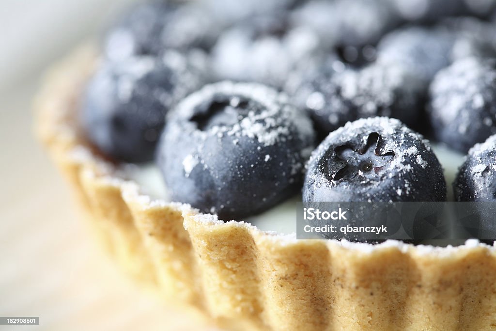 Bilberry tart Tasty tart bilberry macro. Bilberry - Fruit Stock Photo