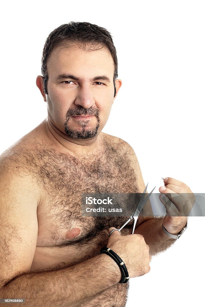 Poilu homme des corps cheveux. - Photo de 35-39 ans libre de droits