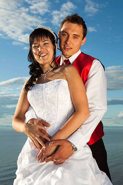 istock Married Portrait Border Sea 182908885