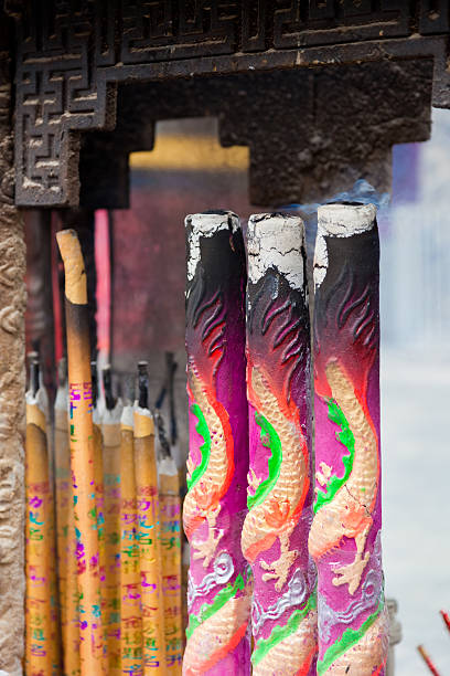 istock Burning Incense sticks in Confucius Temple, Qufu, China 182909018