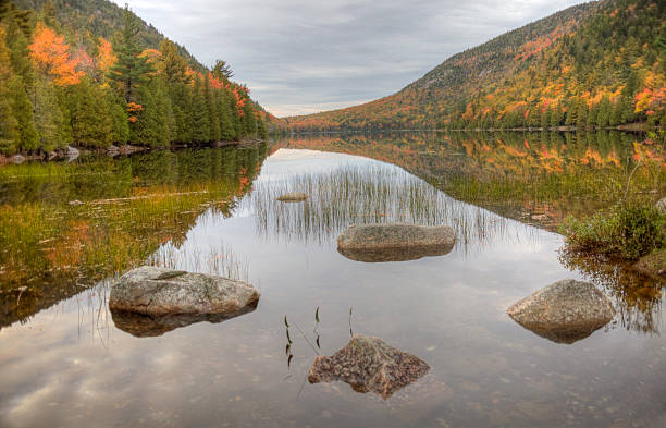 istock Autumn Reflection in Acadia National Park 182909146
