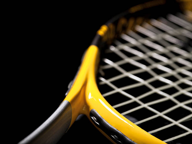 istock Tennis racket off the court 182909227