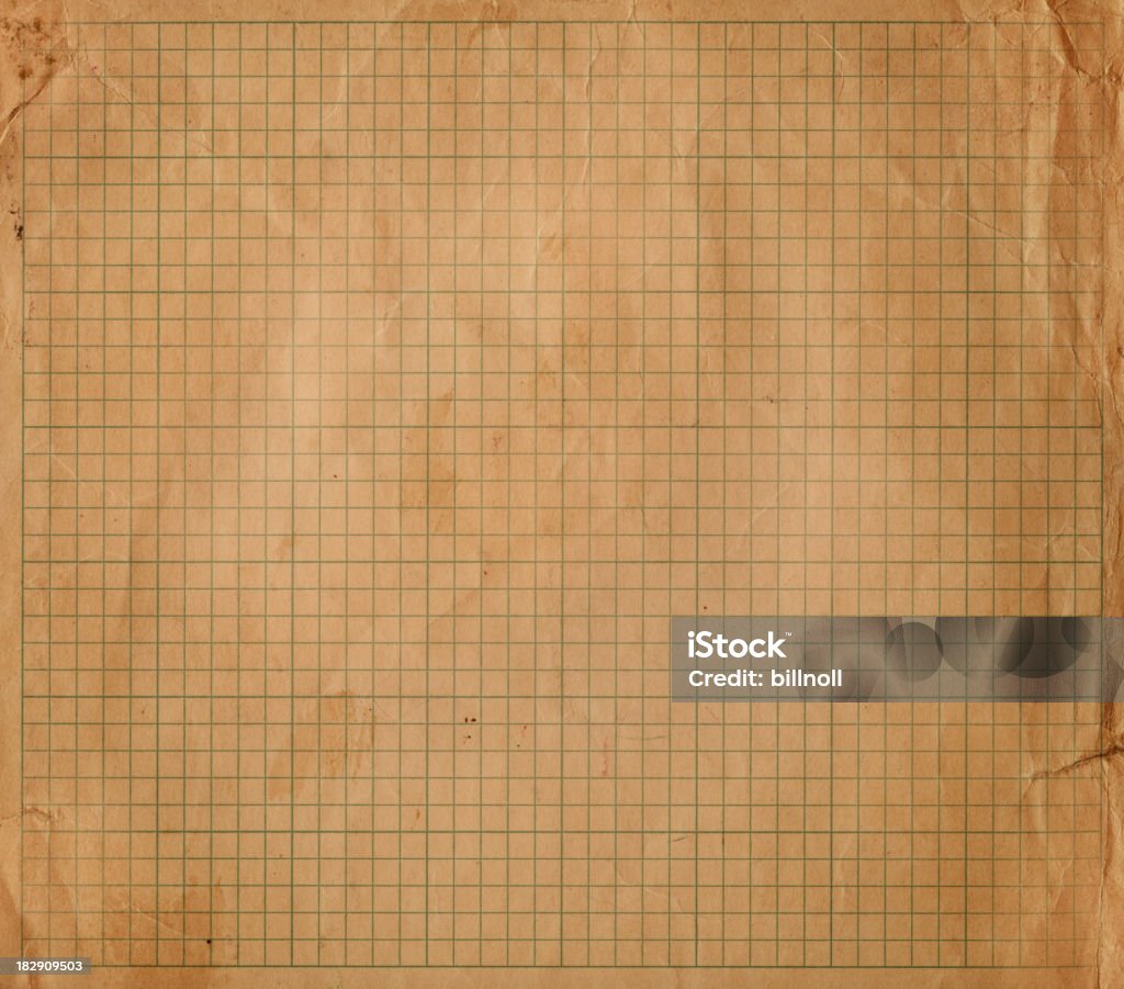 Estilo retrô brown papel quadriculado - Foto de stock de Acabado royalty-free