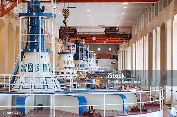 Hydroelectric Power Generators Stock Photo - Download Image Now - Hydroelectric Power, Hydroelectric Power Station, Turbine