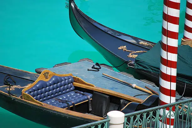 Photo of Exquisite Desing of a Gondola's Bow and Seat