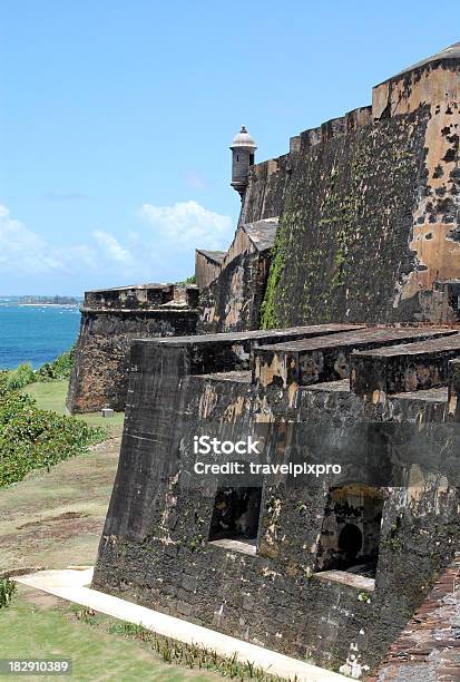 El Morro Twierdzy San Juan Portoryko - zdjęcia stockowe i więcej obrazów Architektura - Architektura, Bez ludzi, Fort