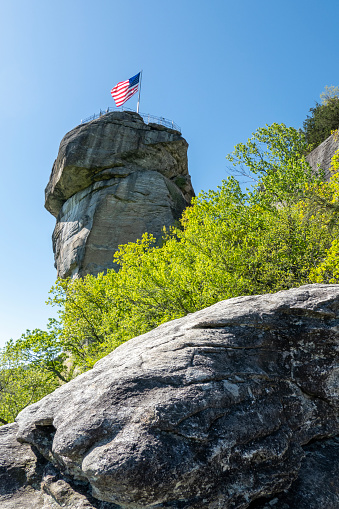 Chimney Rock at Chimney Rock State Park, North Carolina, USA