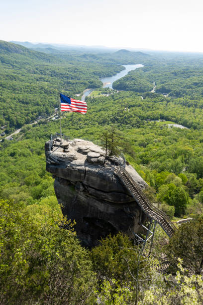 Chimney Rock at Chimney Rock State Park, North Carolina, USA