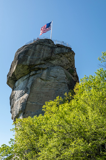 Chimney Rock at Chimney Rock State Park, North Carolina, USA