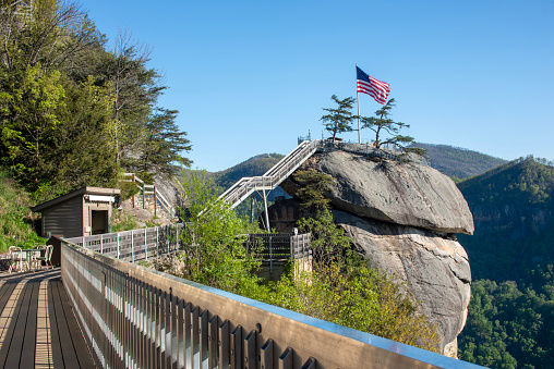 A view of Giant mountain in the Adirondack mountains in New York.