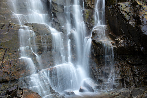 Hickory Nut Falls at Chimney Rock State Park, North Carolina, USA