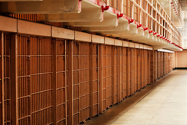 istock Row of prison cells, Alcatraz 182911055