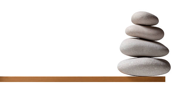 calhaus equilibrado - aspirations pebble balance stack imagens e fotografias de stock