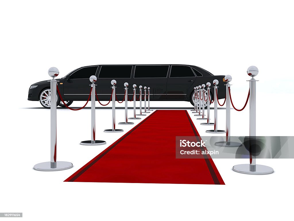 Limousine e red carpet - Foto stock royalty-free di Limousine - Automobile di lusso