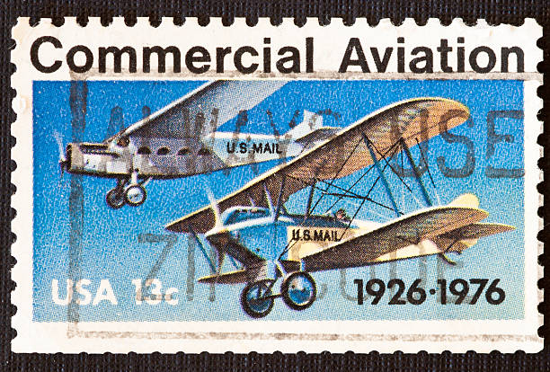 istock Commercial Aviation Stamp 182911693