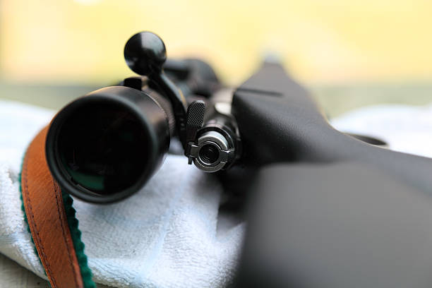 istock rifle with telescopic sight - .22 calibre 182912039