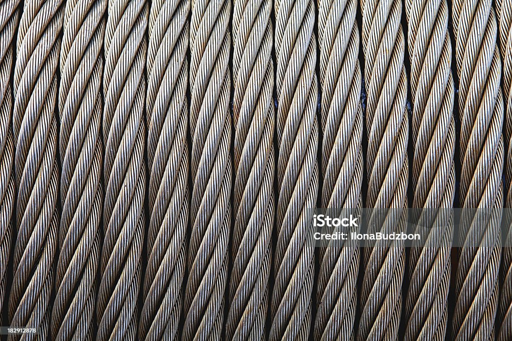 Cable de acero - Foto de stock de Cuerda de alambre libre de derechos