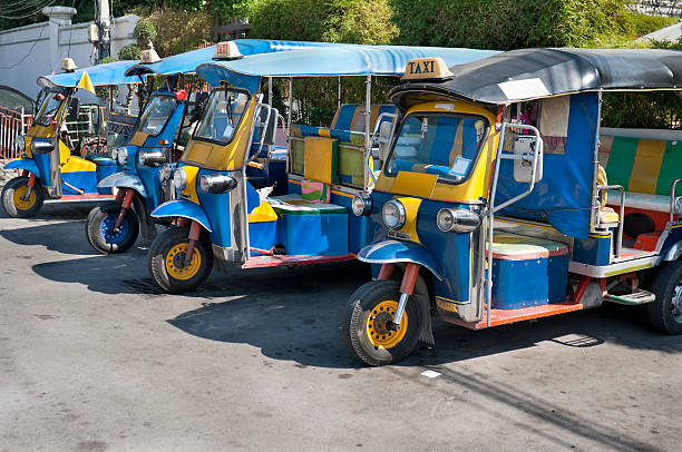 istock Tuk Tuks Or Motorised Rickshaws In Hua Hin, Thailand 182913170