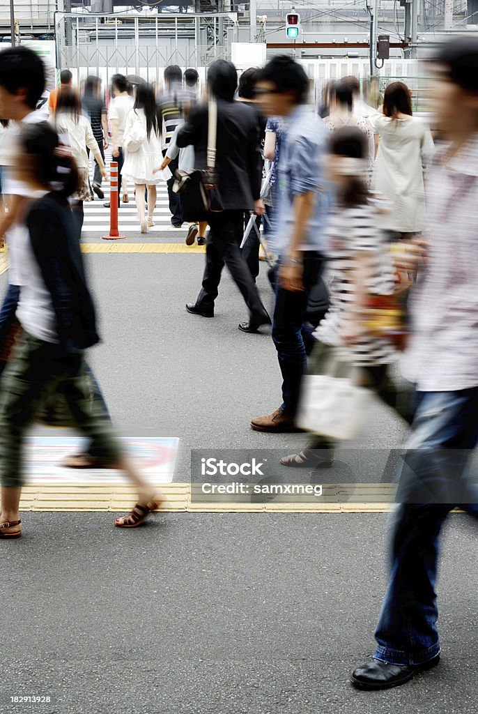 City Personen (eine Straße-Szene in Japan - Lizenzfrei Menschenmenge Stock-Foto