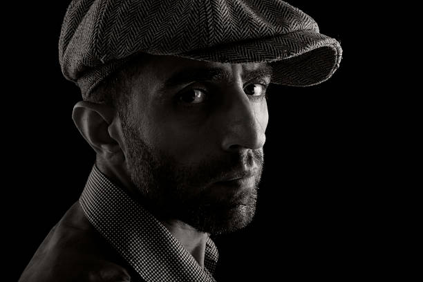 istock Fashion Model With Newsboy Cap 182914658