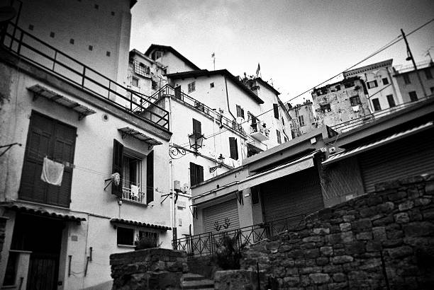 istock Residential district in black and white. Italy 182914661