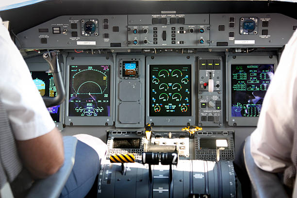 istock Cockpit of a small aircraft 182914773