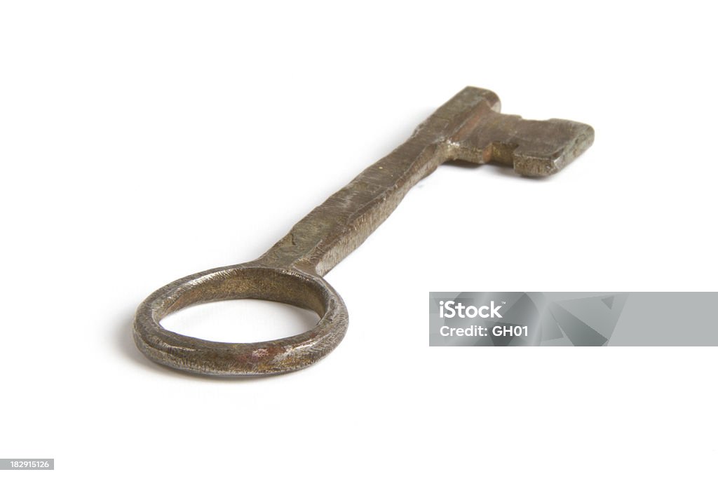 Vintage chave - Foto de stock de Antigo royalty-free