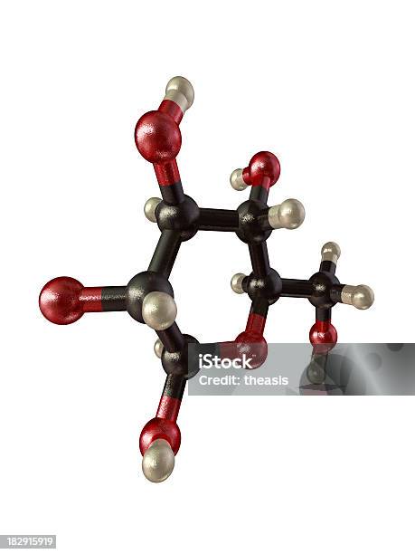 Photo libre de droit de Glucose Modèle banque d'images et plus d'images libres de droit de Atome - Atome, Chimie, Création numérique