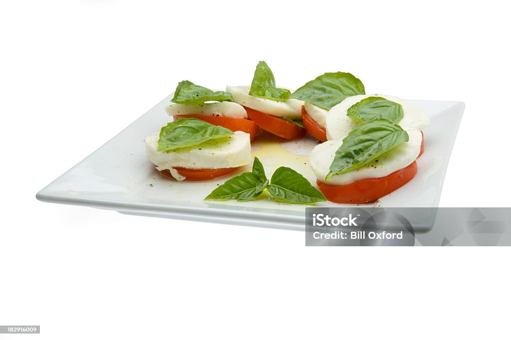 Salade Caprese avec un Tracé de détourage - Photo de Aliment libre de droits