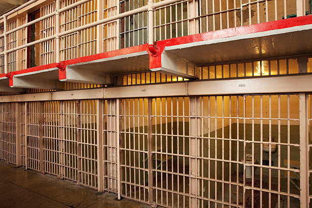 istock Row of prison cells, Alcatraz 182916216