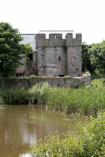 Old Priory ruin on Caldey Island in Pembrokeshire