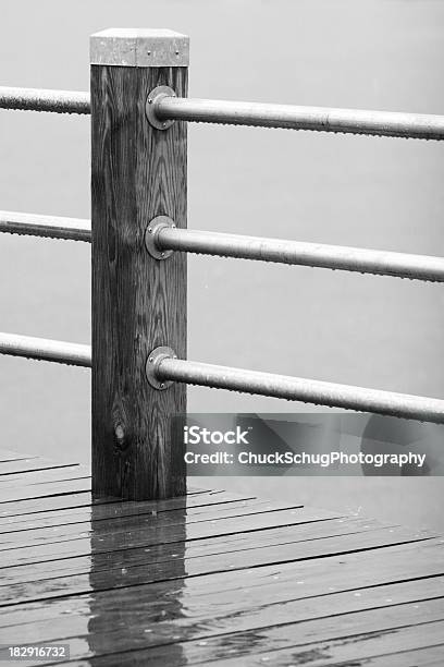 Rain Fence Post Railing Stock Photo - Download Image Now - Abstract, Architectural Feature, Architecture