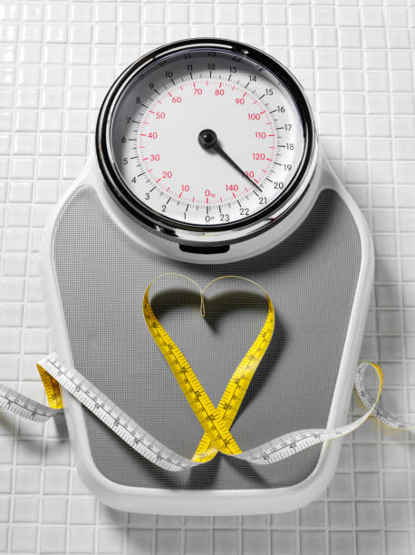 istock Bathroom Scales and Heart Shape 182917315