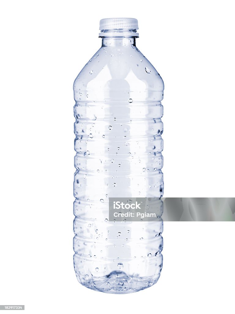 Plastic water bottle Liquid container isolated on white Bottle Stock Photo