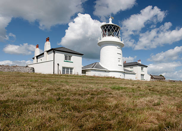 istock White lighthouse on Caldey Island in Pembrokeshire 182917548
