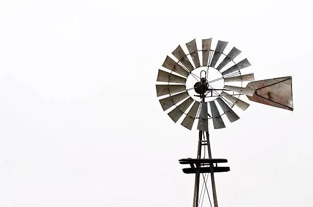 Photo of Old Windmill Isolated