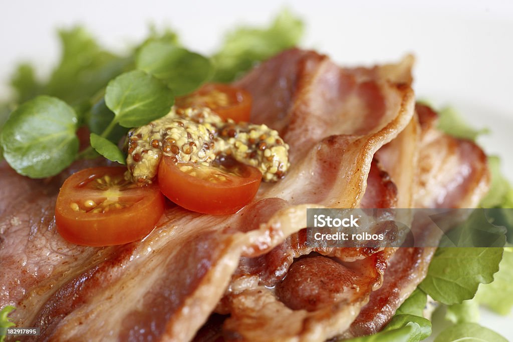 Беконом салат и помидор - Стоковые фото Бутерброд BLT роялти-фри