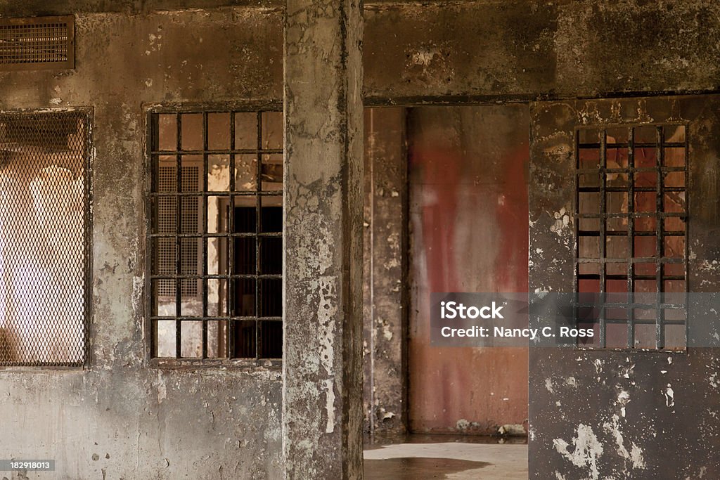 Intérieur de l'ancienne Prison, Grunge - Photo de A l'abandon libre de droits