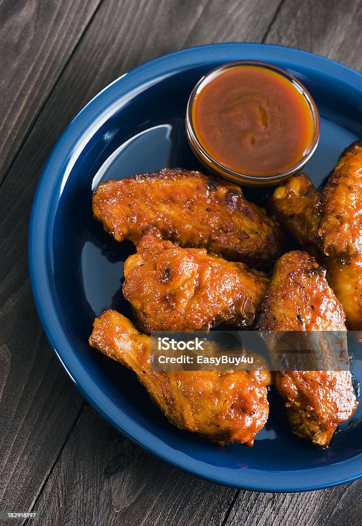 Buffalo chicken wings - Lizenzfrei Barbecuesoße Stock-Foto