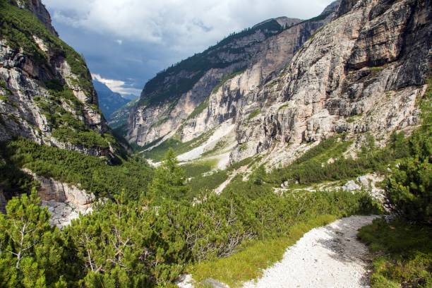 istock Valley Val Travenanzes Alps Dolomites mountains 1829182705