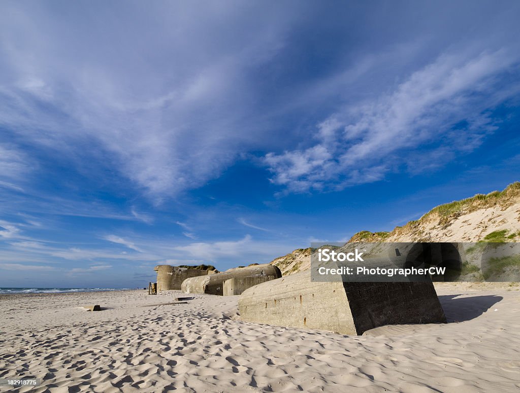 Bunker in danese west coast - Foto stock royalty-free di Mar del Nord