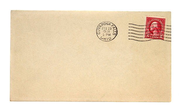 istock Old envelope with 1926 Cuyaroga Falls Ohio postmark 182918918