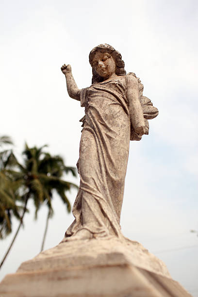 istock Angel of tombstone 182919370