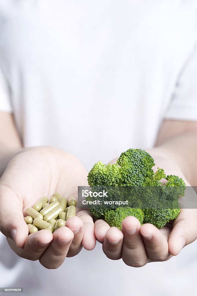 Vegetable with medicine. Vegetable with medicine.Please see some similar pictures from my portfolio: Pill Stock Photo