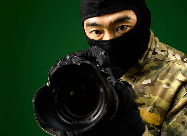 militaly шпион - black ops стоковые фото и изображения