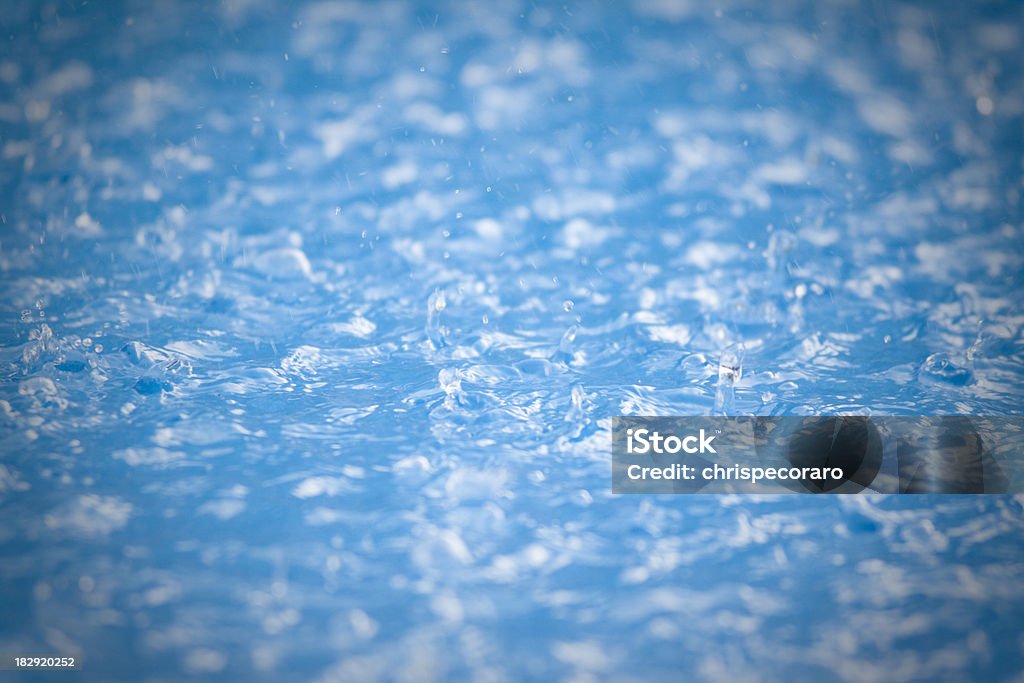 Raindrops azul - Foto de stock de Agua libre de derechos